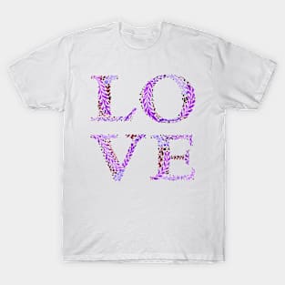 Love in purple T-Shirt